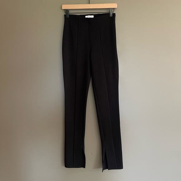 ANINE BING Max Pant Black Size 2‎ High Waisted Classic Tailored Chic Dress Pant - Picture 5 of 16